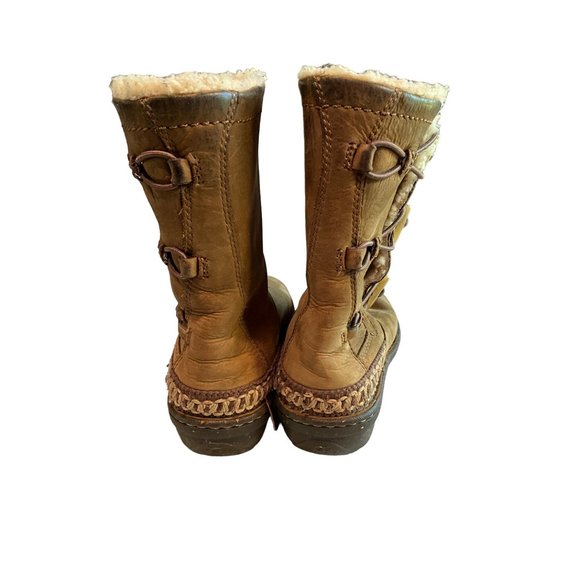 Ugg Sherpa Lined Leather and Sheepskin Booties‎ size 6 - Picture 7 of 14